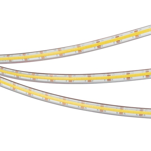 Лента светодиодная герметичная COB-PS-X640-12mm 24V White-MIX (23 W/m, IP67, CSP, 5m) (Arlight, Изменяемая ЦТ)