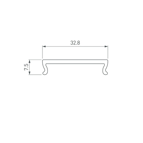 Экран ARH-LINE-3750A-2000 CLEAR (Arlight, Пластик)