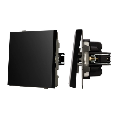 Механизм выключателя одноклавишный перекрёстный SWT-TENDO-MKX1-PL-BK (230V, 10A) (Arlight, -)