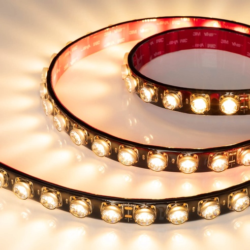 Лента герметичная FLT-PS-A42-BLACK-23mm 24V Warm2700 (21 W/m, IP67, 15deg, 5m) (Arlight, -)