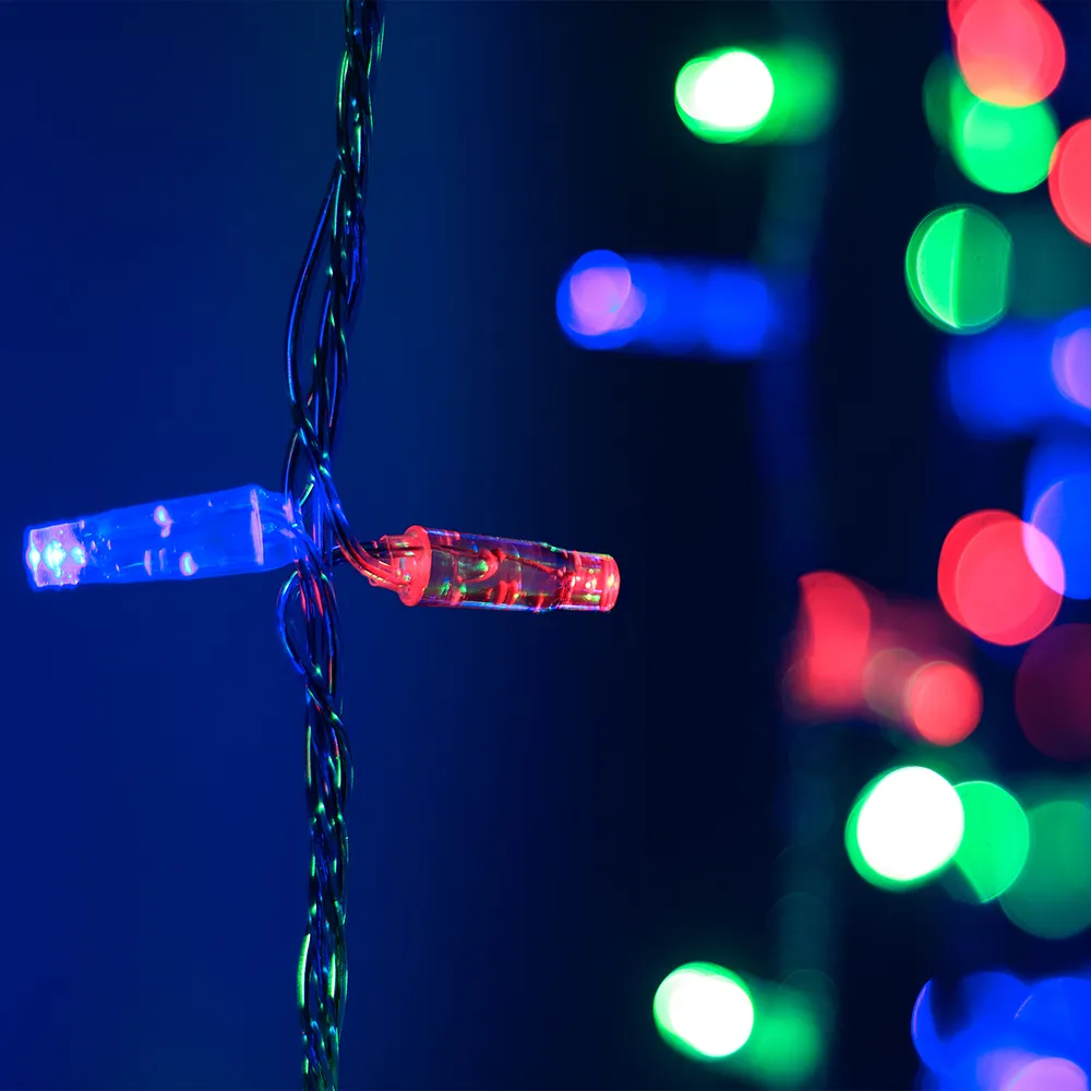 Светодиодная гирлянда ARD-CURTAIN-CLASSIC-2000x3000-CLEAR-756LED RGB (230V, 108W) (Ardecoled, IP65) - изображение товара