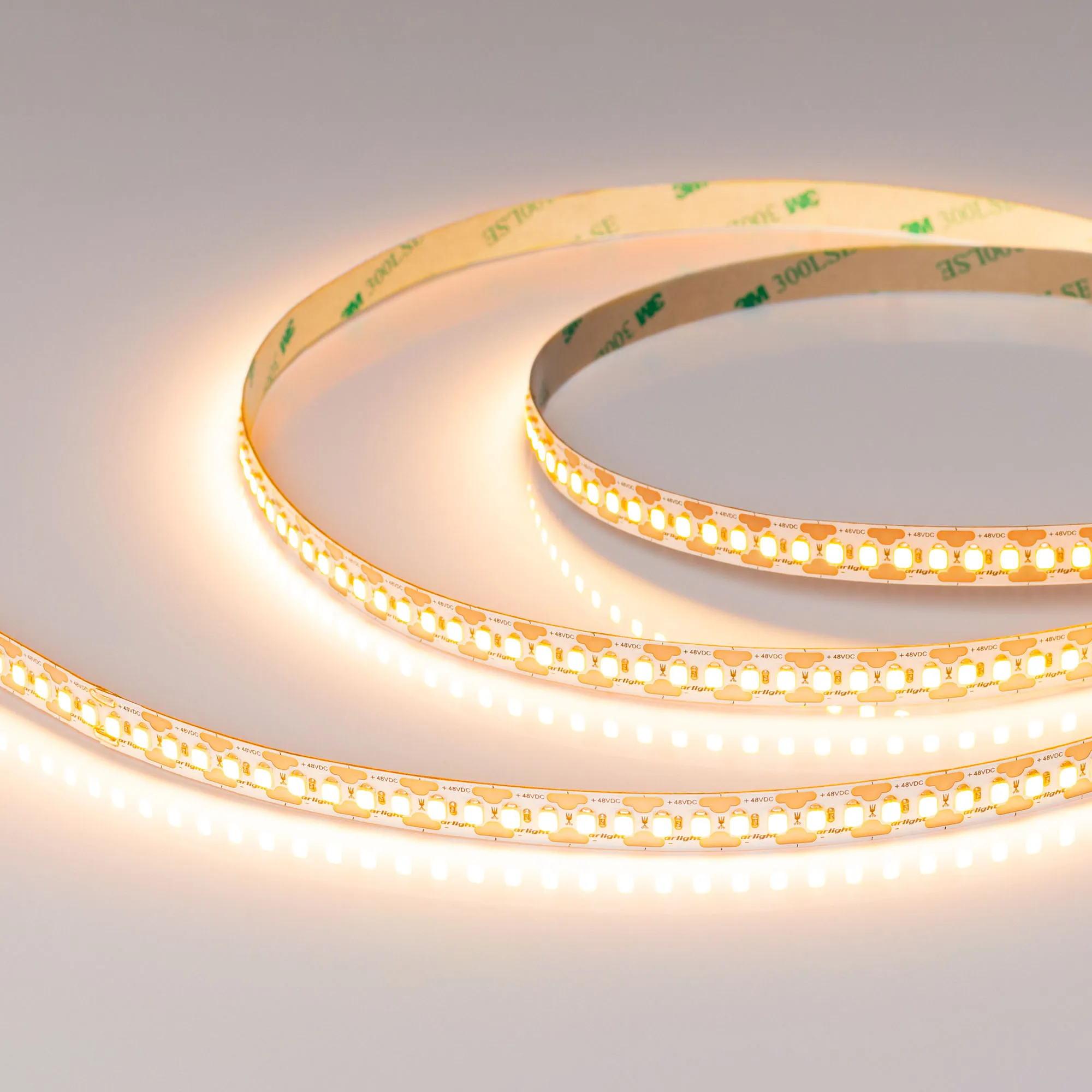Лента UL-A180-10mm 48V Warm2400-CX2 (19 W/m, IP20, 10m) (Arlight, 7 лет)