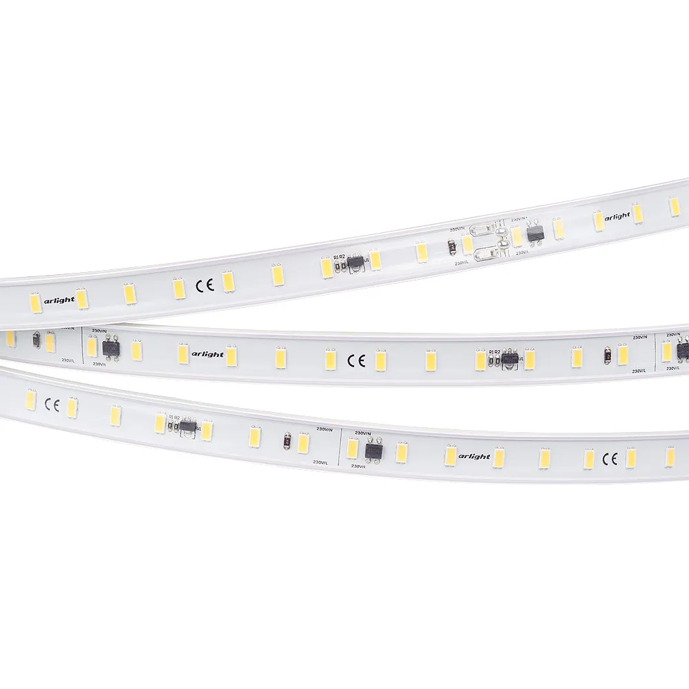 Лента светодиодная ARL-50000PC-220V White6000 (3056, 72 LED/m, IP65) (Arlight, 14 Вт/м, IP65) - изображение товара