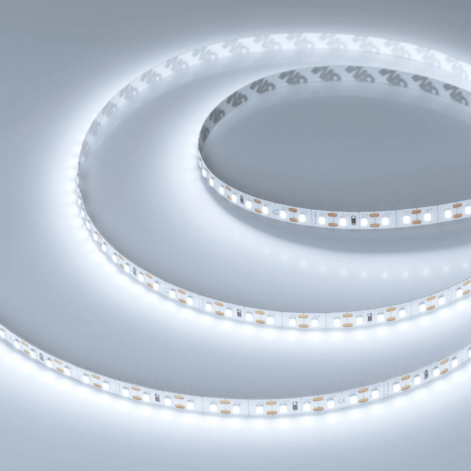 Лента FC-A120-8mm 24V White6000-CX1 (10 W/m, IP20, 5m) (Arlight, резка 1 светодиод) - изображение товара
