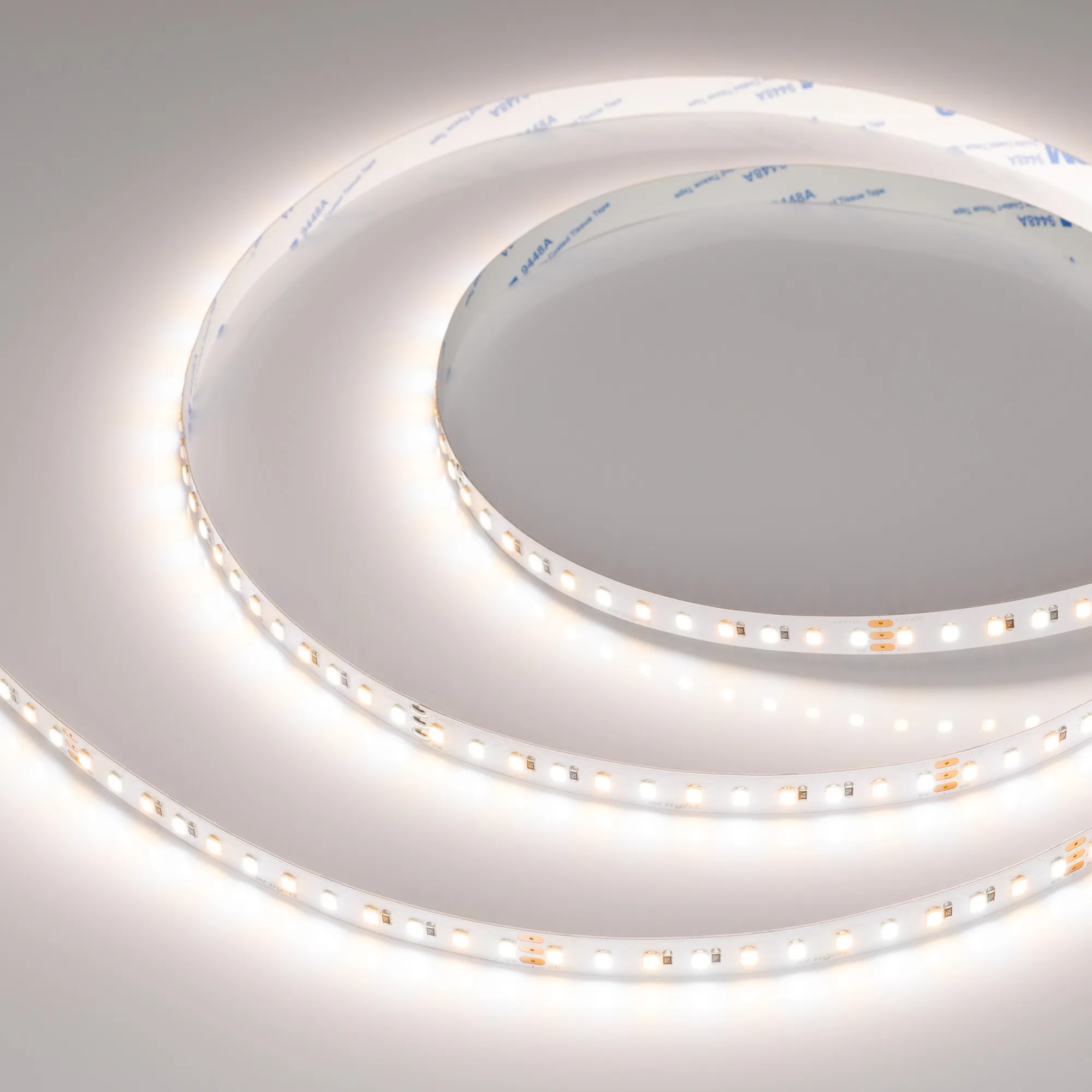 Лента светодиодная RT-A120-10mm 24V White-MIX (23 W/m, IP20, 2835, 5m) (Arlight, Изменяемая ЦТ)